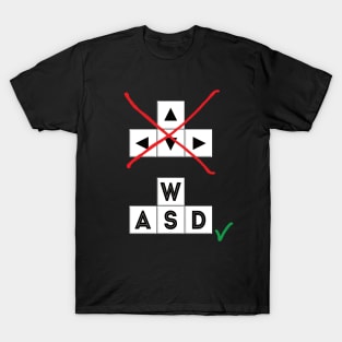 No arrow keys Yes WASD T-Shirt